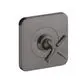 AXOR-HG-AXOR-Citterio-E-Absperrventil-120-120-Unterputz-Brushed-Black-Chrome-36771340 gallery number 1